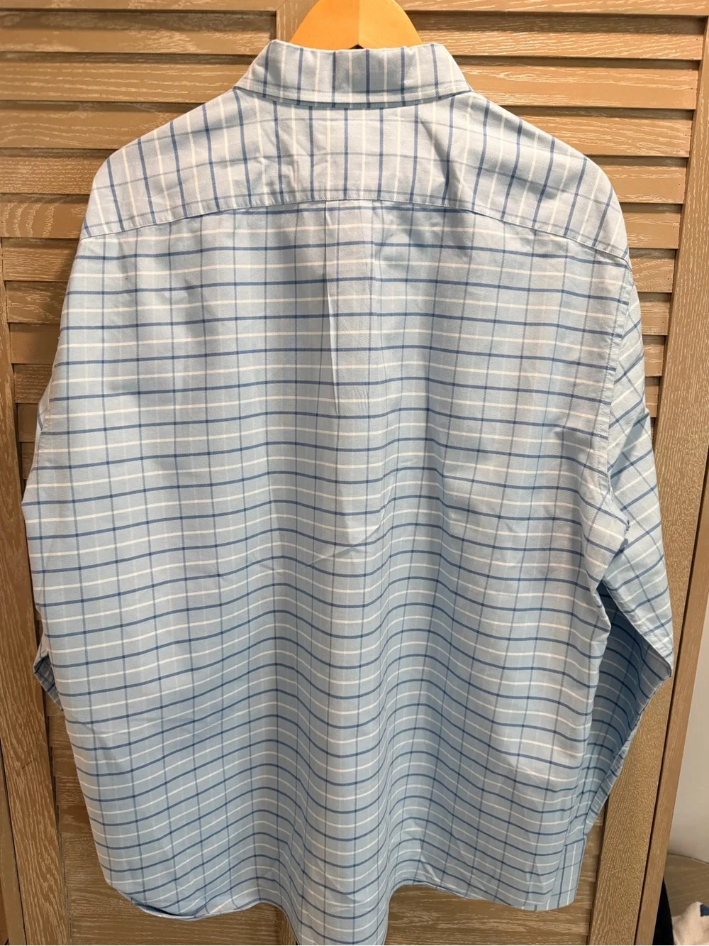 J. Crew Pale Blue Windowpane Button-Down Shirt